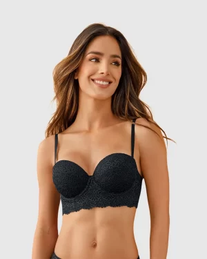 Brasier en encaje con realce incorporado