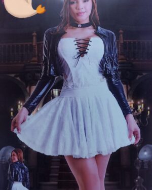 Disfraz de Halloween Tiffany. (Novia de Chucky)